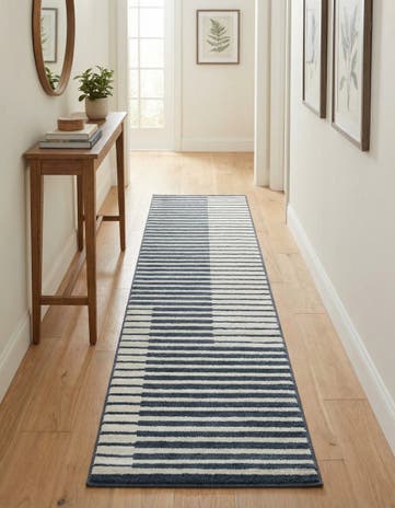 Blue Oslo Runner Rug