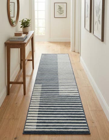 Blue Oslo Runner Rug