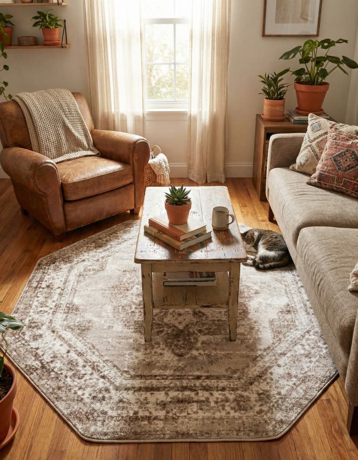 5' 3 x 5' 3 Monte Carlo Octagon Rug