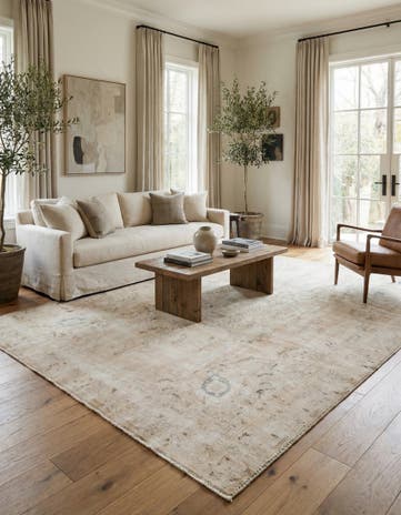 9' 2 x 12' 2 Hand Knotted Ultra Vintage Persian Wool Rug