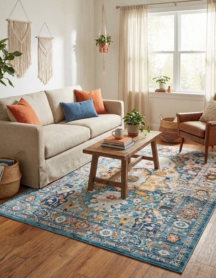 Detail image of 7' 10 x 10' Madeline Vintage Rug