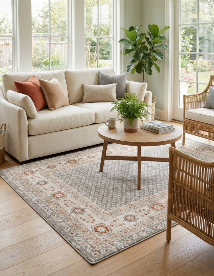 Detail image of 5' 3 x 8' Charlotte Rug