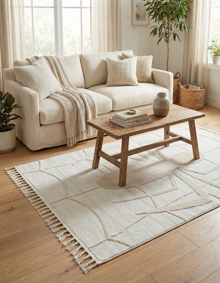 Detail image of 5' x 7' 7  Washable  Indoor / Outdoor Rug