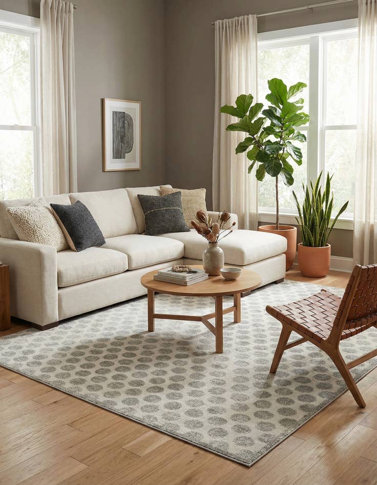 Detail image of 10' x 14'  Washable Sabrina Soto Indoor / Outdoor Rug