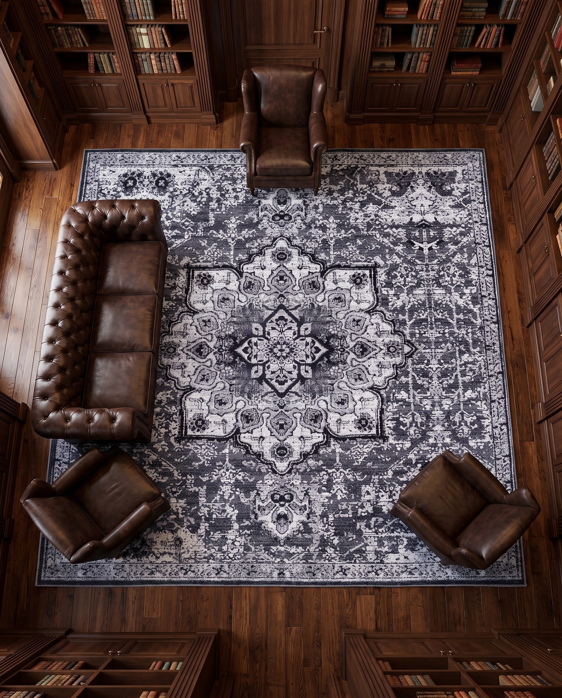 10' 6 x 10' 6 Washable Francesca Square Rug