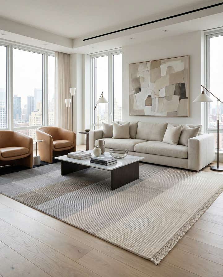 5' 6 x 7' 9 Hand Knotted Darya Wool Rug