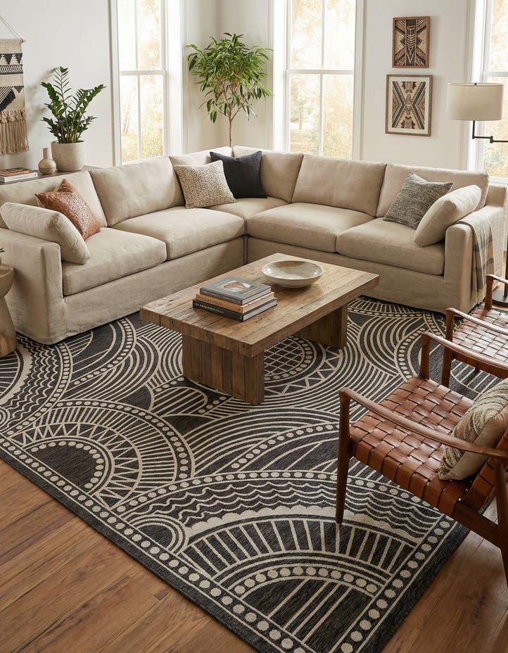 13' x 13' Easy-Clean Traditional Indoor / Ou...