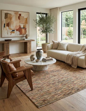 6' 6 x 9' 10 Hand Knotted Modern Ziegler Rug