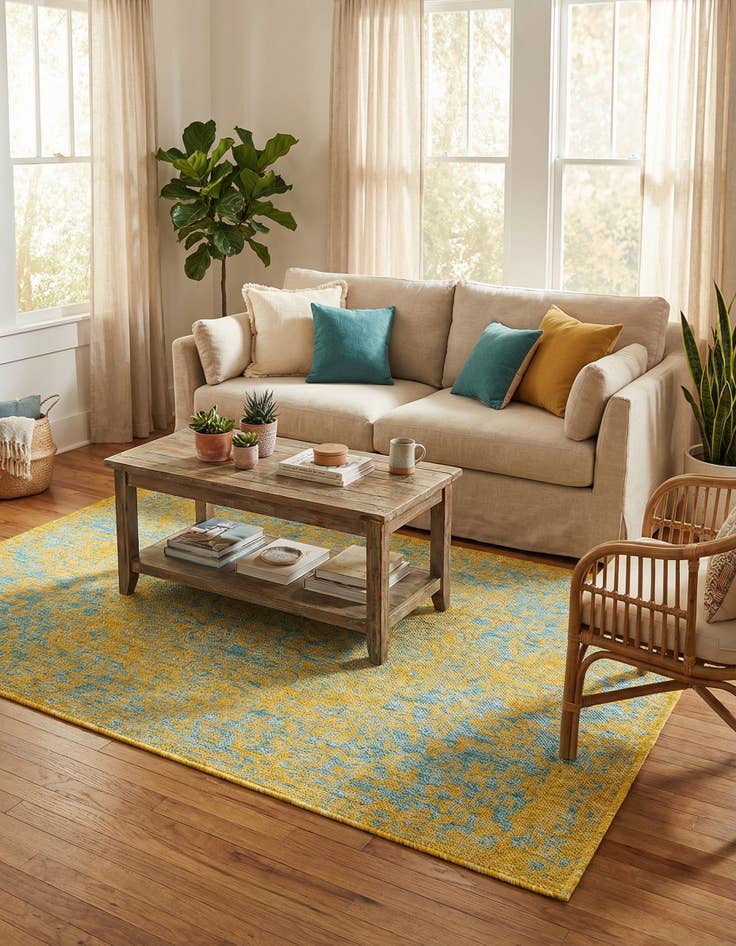 Detail image of 3' x 5' 3  Washable Jill Zarin Dubai Indoor / Outdoor Rug