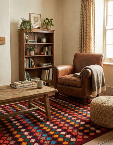 4' x 5' 9 Hand Knotted Balouch Wool Rug