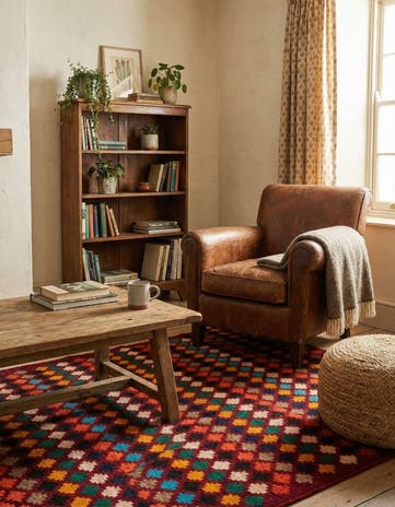 4' x 5' 9 Hand Knotted Balouch Wool Rug