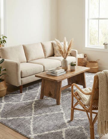 Gray Morocco Rug
