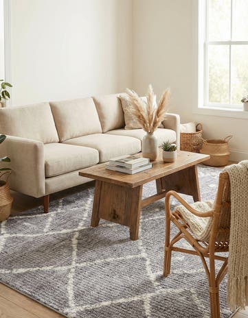 Gray Morocco Rug