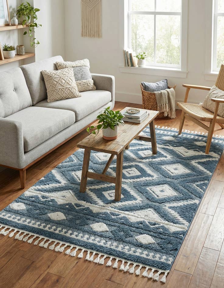 Detail image of 5' 3 x 8' Boho Rug