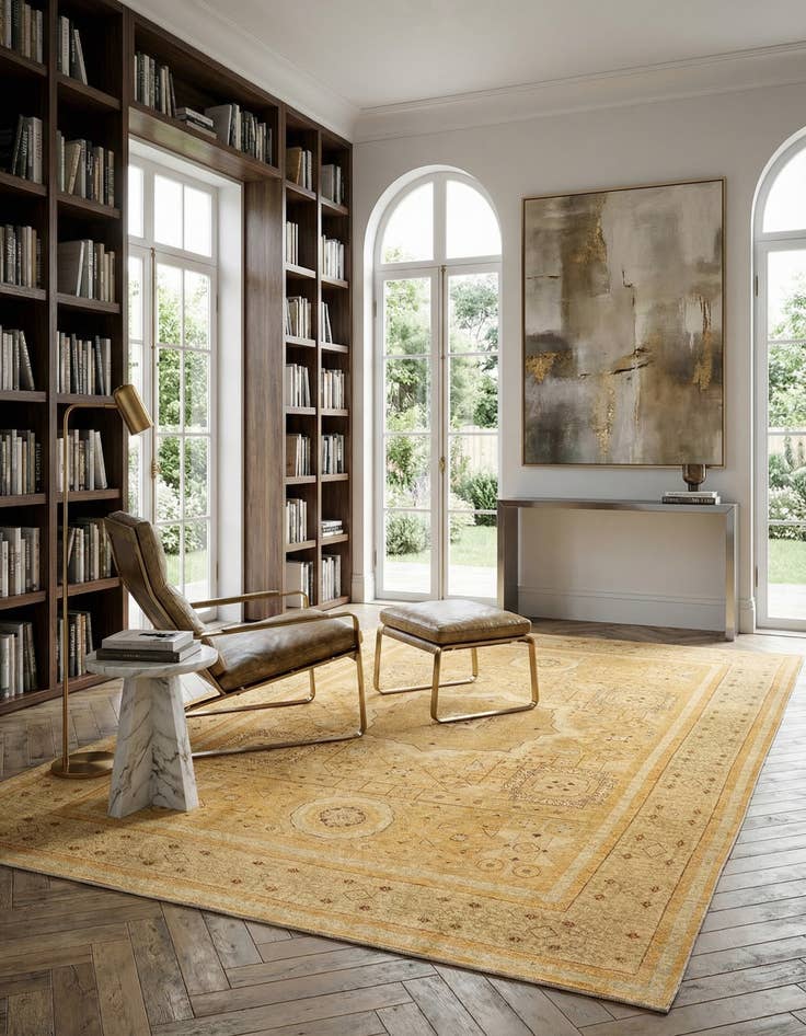 Detail image of 6' 11 x 9' 5 Mamluk Wool Rug