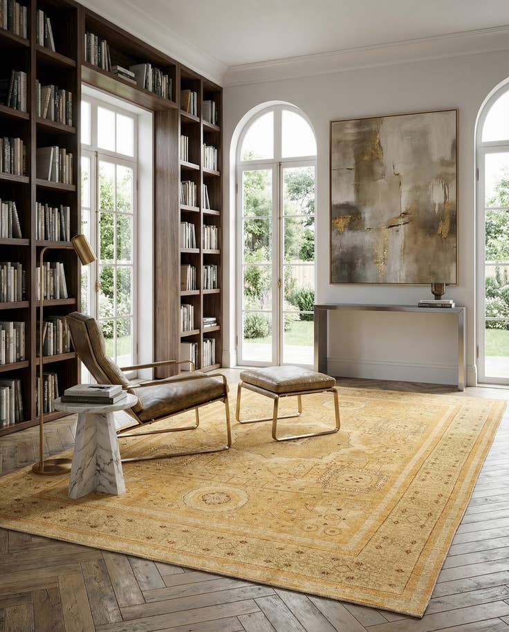 Detail image of 6' 11 x 9' 5 Amina Wool Rug