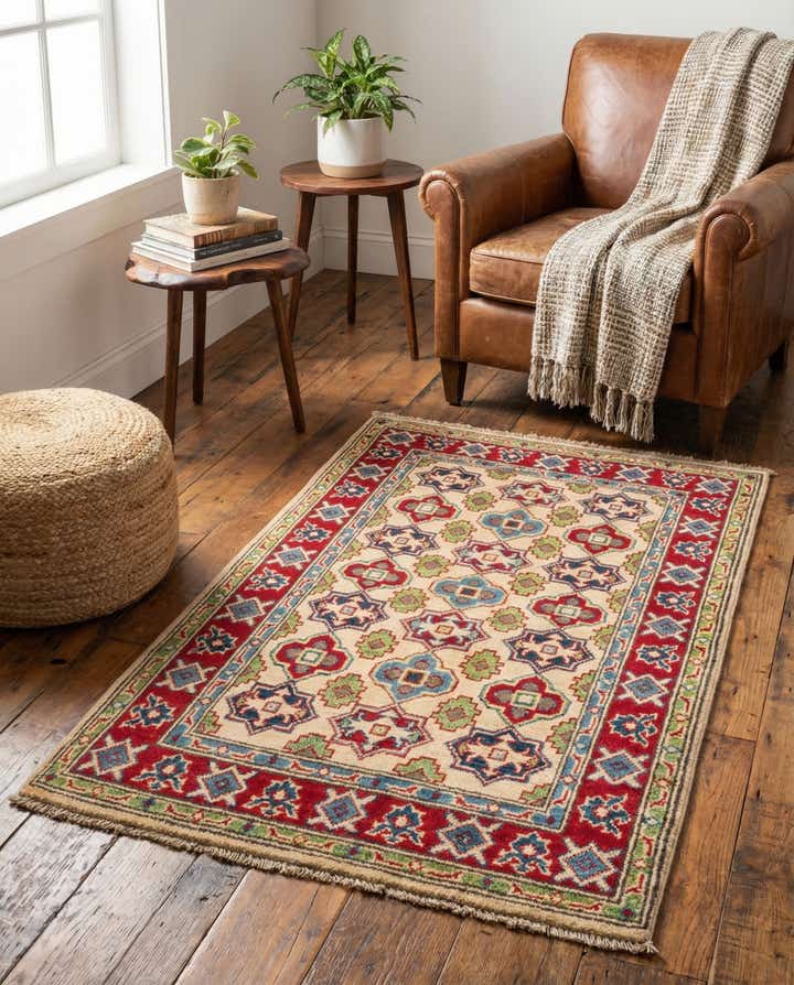 2' 8 x 4' 2 Hand Knotted Kazak Rug