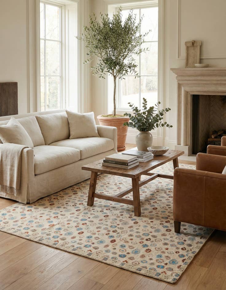 Detail image of  8' 3 x 10' 3  Hand Knotted Darya Wool Rug