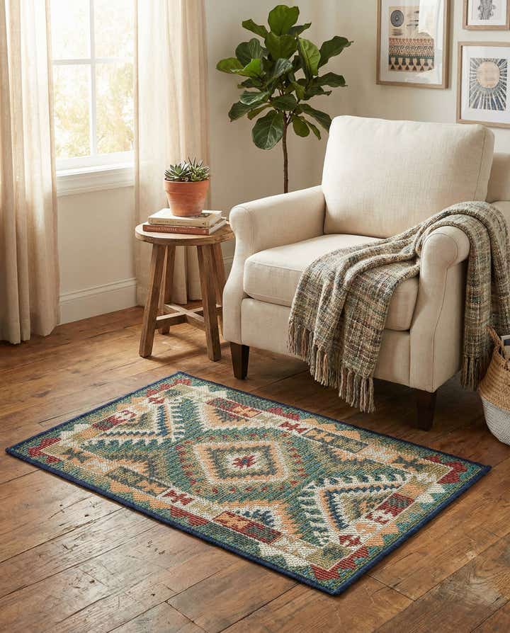 2' x 3' Easy-Clean Baja Indoor / Outdoor Rug
