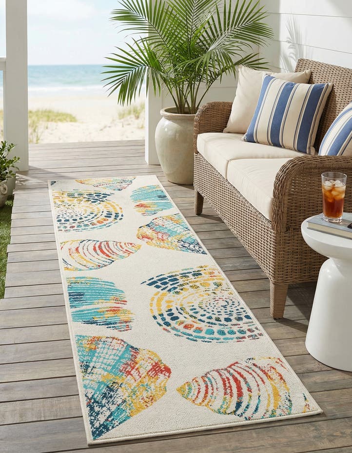 2' x 8' Easy-Clean Coastal Indoor / Outdoo...