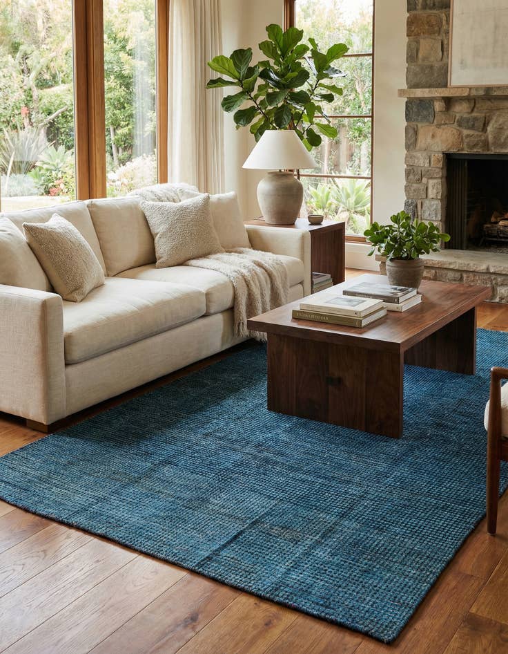 Detail image of 6' 5 x 10' 5  Hand Knotted Darya Wool Rug