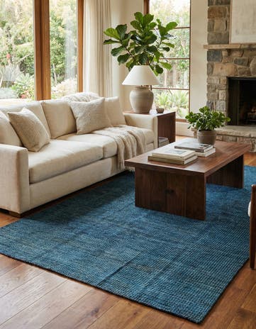 6' 5 x 10' 5 Hand Knotted Darya Wool Rug