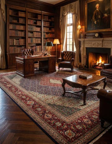 9' 11 x 12' 4 Tabriz Mahi Rug
