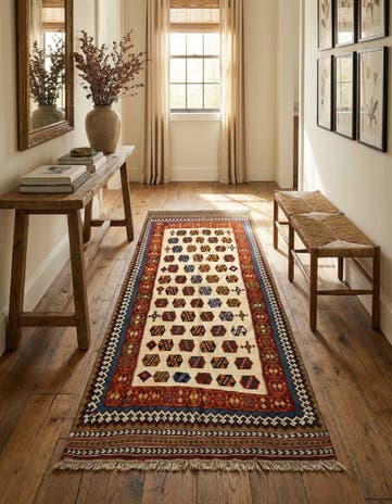 4' 4 x 9' 8 Kilim Runner Rug