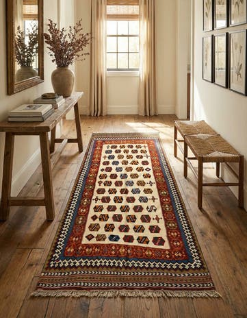 4' 4 x 9' 8 Kilim Runner Rug