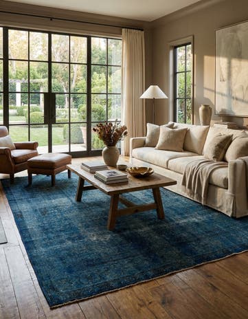 9' 10 x 12' Hand Knotted Ultra Vintage Persian Wool Rug