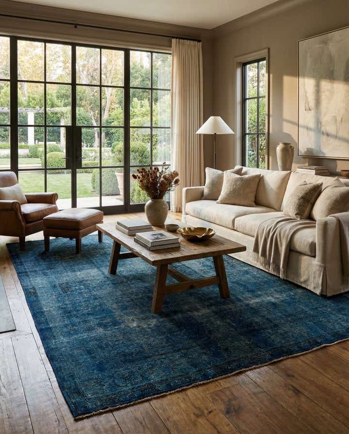9' 10 x 12' Hand Knotted Ultra Vintage Persian Wool Rug