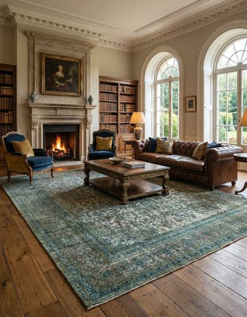 9' 5 x 12' 7 Vintage Royal Rug