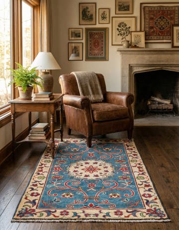 2' 8 x 4' Hand Knotted Kazak Rug