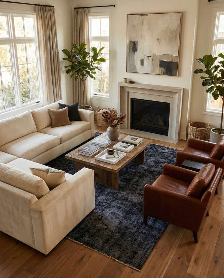 6' x 9' 5 Hand Knotted Ultra Vintage Persian Wool Rug