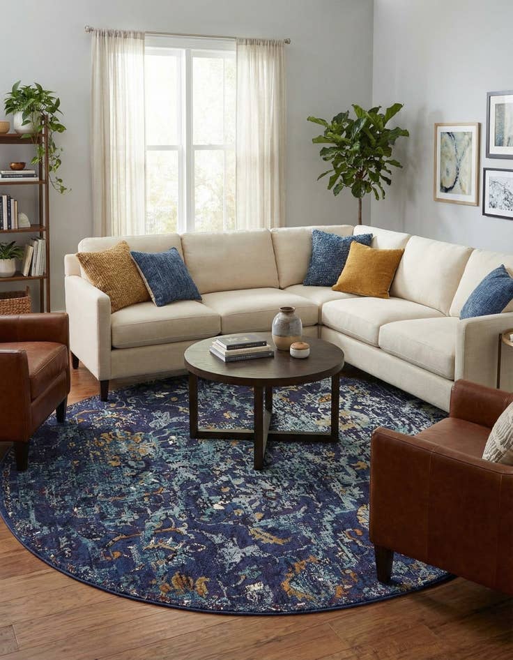 Detail image of 8' x 8' Lexington Round Rug