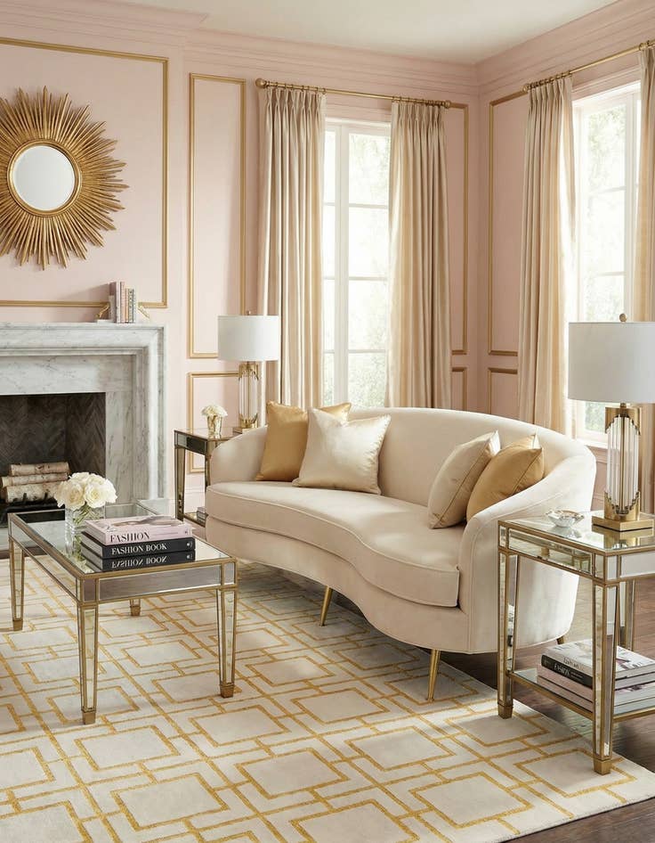 Detail image of 10' x 14'  Marilyn Monroe™ Glam Deco Rug