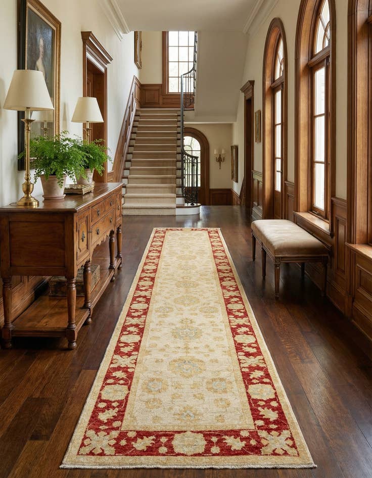 Detail image of 2' 7 x 14' 8 Kaizar Wool Runner Rug