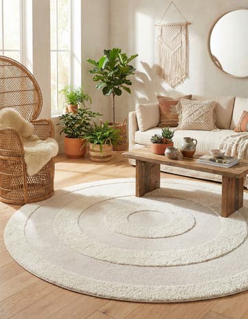 10' x 10' Boho Round Rug
