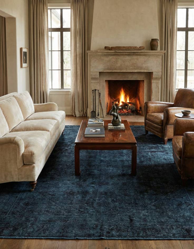 Detail image of 8' 3 x 12' 1  Hand Knotted Ultra Vintage Persian Wool Rug