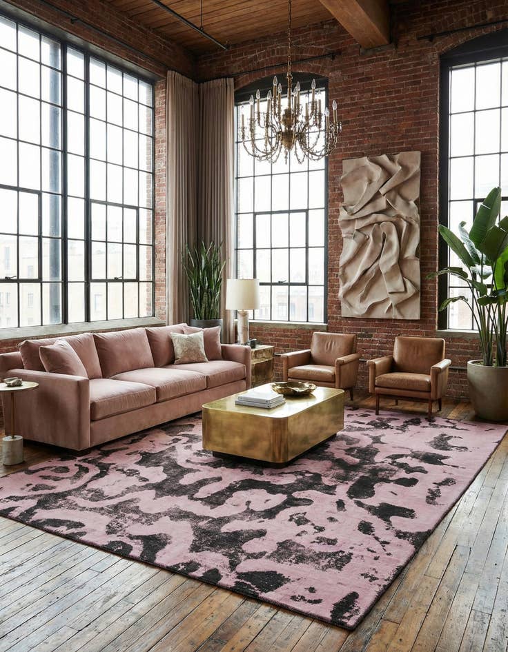 Detail image of 9' 6 x 11' 2  Hand Knotted Ultra Vintage Persian Wool Rug