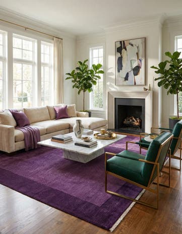 8' 2 x 11' 5 Hand Knotted Darya Wool Rug