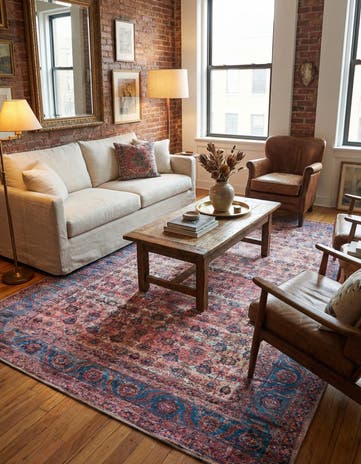 5' 3 x 8' Washable Maahru Rug