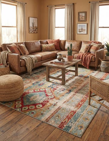 9' x 12' 2 Washable Mesa Rug