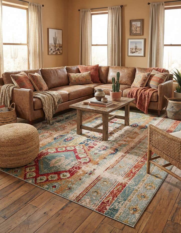 9' x 12' 2 Washable Mesa Rug