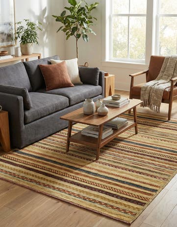 4' x 5' 9 Hand Knotted Modern Ziegler Rug