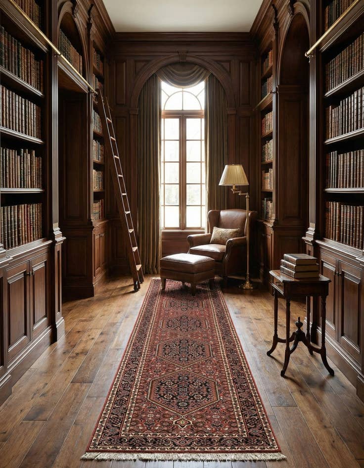 Detail image of 2' x 11' 8 Bidjar Runner Rug