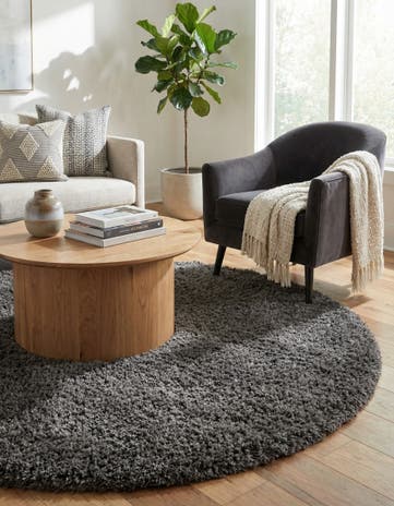 7' 10 x 7' 10 Marilyn Monroe&trade; Shag Round Rug