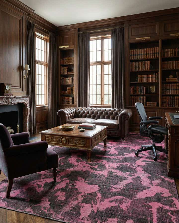 6' 2 x 9' Vintage Royal Wool Rug