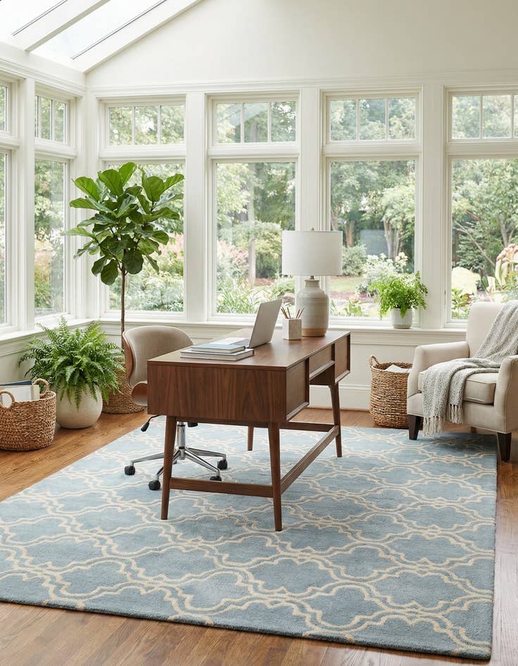 Detail image of 5' 1 x 8' 1 Luna Rug