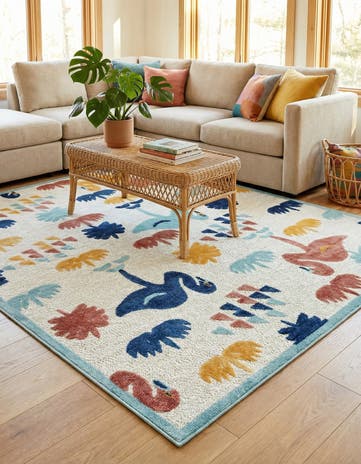 7' 10 x 10' Easy-Clean Belize Indoor / Outdoor Rug